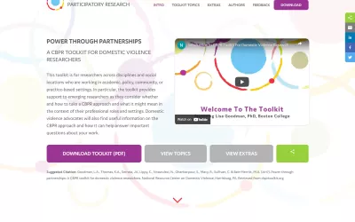 PDF Toolkit Promotion Website Homepage - CBPRToolkit.org