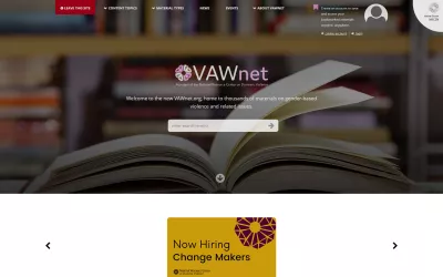 Search Focused Homepage - VAWnet.org